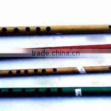 DECORATIVE WOODEN FLUTES PLAYING
