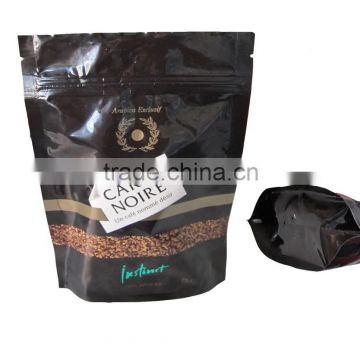 Vivid printing stand up coffee packaging bag