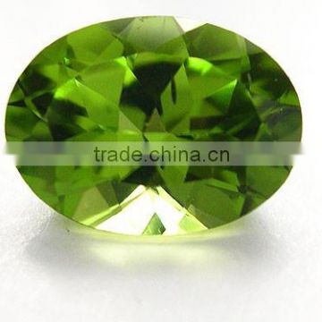 Peridot Semi Precious Gemstone Oval Cut For Diamond Ring From Manufacturer/Wholesaler