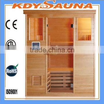 Sauna bath indoor steam shower room/luxury sauna steam shower room/steam sauna room shower
