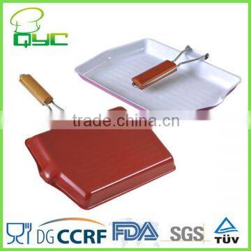 Non-Stick Carbon Steel Ceramic Coating Griddle Pan