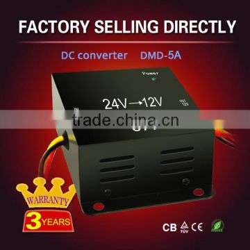 High Performance 60w 5A 24V to 12v/15v dc to dc converters