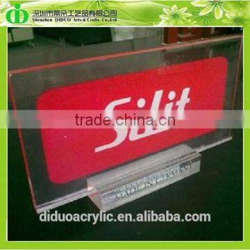 DDB-0094 Trade Assurance Alibaba China Supplier Wholesale Nameplate Plexiglass
