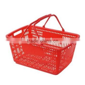 RH-BPH30-1 Supermarket Plastic Handing Shopping Basket