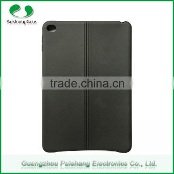 Factory price customize TPU leather two line pattern finish tablet case cover for apple ipad mini 4