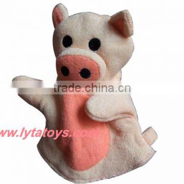 Very Cute Hot Selling Plush Toys Hand Puppet Plush Pig Puppet