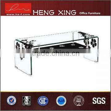 Quality eco-friendly toughened glass office desk table