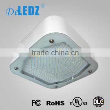DeLEDZ DLC UL listed MW driver GAL130 130w LED ceiling light IP65 square surface mounted led gas station anti-explosion light