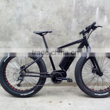 26inch *4.0 mid drive motor 36V 350W e bike with fat tire ( HJ-M20 )