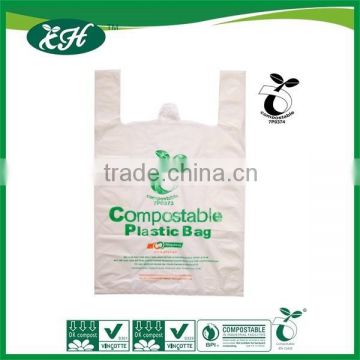 wholesale eco friendly bioplastic shopping bag made from cornstarch