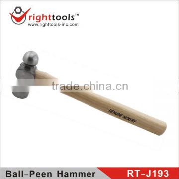 RIGHTTOOLS RT-J193 BALL PEIN HAMMER WITH HICKORY HANDLE