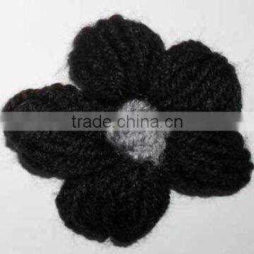 Crochet flower applique