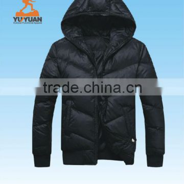 Hoody winter life jacket,mens down jacket,casual outdoor garment