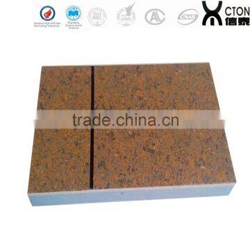 granite surface resemble finishing rock wool insulation composite board