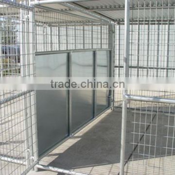 2-Run 5'x10' Dog Kennel with Fight Guard Divider
