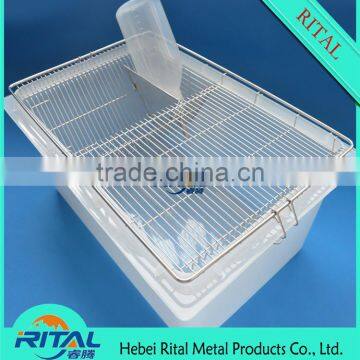 Polyethylene mouse or rat cage