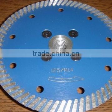 125mm Turbo Circular Saw Blade with Flank Guangjing Diamond Cutting Disc