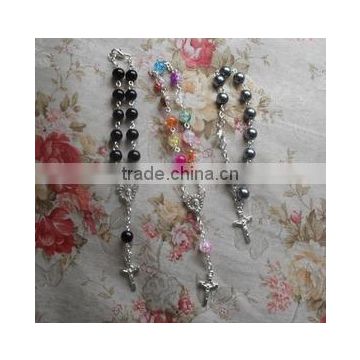 high quality rosary beaded necklace