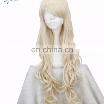 High quality long curly wigs cosplay wig,long silver cosplay wig