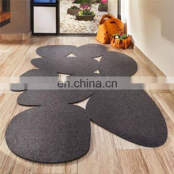 Wholesale different shapes colors fur rugs faux carpet