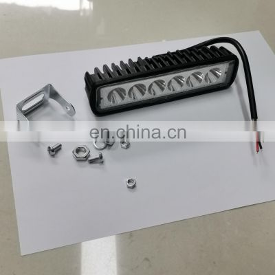 The best factory hot sales strong light super bright waterproof XK-18W-SL 6 LED spotlight for Motorcycle headlight body parts