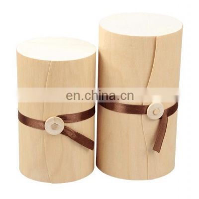 candle or cigar packing bark wooden box