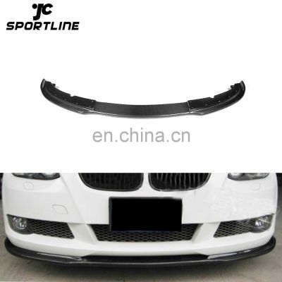 HM Style Carbon Fiber 3 Series E92 Front Bumper Lip For BMW E92 07-12