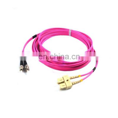 SC ST Duplex OM4 50/125 62.5/125 Fiber Optic Patch cord Fiber Jumper
