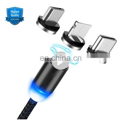 Hotsale 8pin Micro USB Connector Magnetic USB Cable 3 in 1