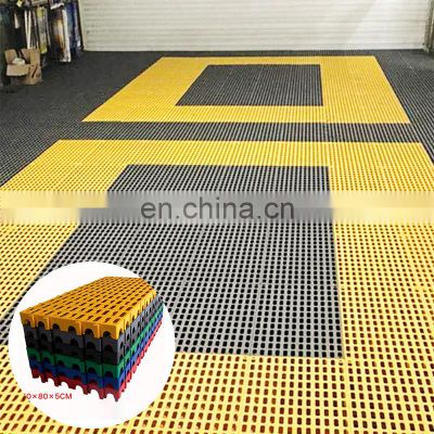 CH Factory Selling Solid Drainage Waterproof Flexible Floating Elastic Durable Strength 40*80*5cm Garage Floor Tiles