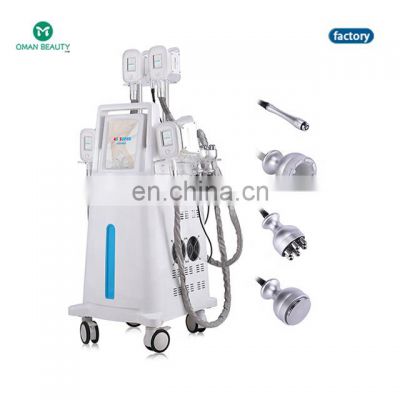 Superior cryolipolysis slimming machine with 4  silica gel heads for body slimming