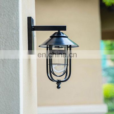 Black IP65 Waterproof Outdoor LED Wall Sconces Square Exterior Light Fixtures Modern Wall Mount Lamp