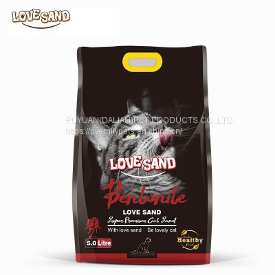 pet manufacturers sand cat clumping bentonite cat litter dust free 12 flavors