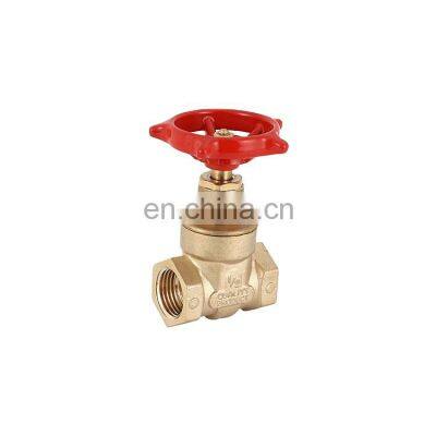 LIRLEE Durable DN15 DN20 DN25 water control brass gate valve with aluminum handle