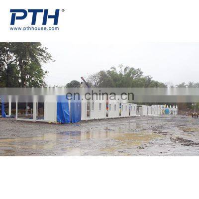 Prefab factory supply mobile container camp temporary modular houses for sale