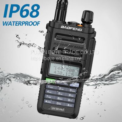 Hot Sale Baofeng UV-9R PRO IP68 Waterproof Handheld Two Way uv 9r pro Radio Dual Band UHF/VHF Walkie Talkie BF-UV9R Pro