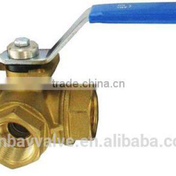 Ningbo Sunbay Best Performance 3 Way Brass Ball Valve For Sale