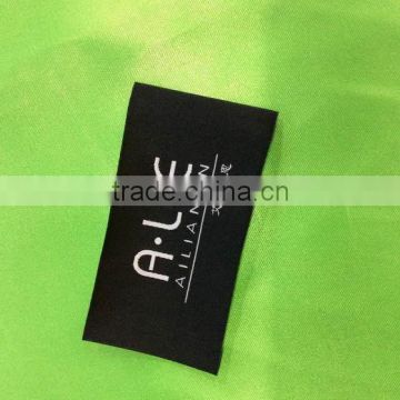 Best price best sell embroidered woven label for shirts