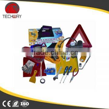 Car emergency safety kit with SOS banner