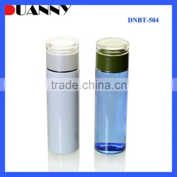 Cylinder Plastic Cosmetic Bottle Packaging,Cylinder Cosmetic Bottle