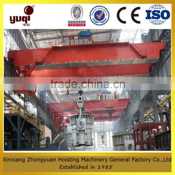 QY model Insulated overhead crane with two trolleys 20/5 ton