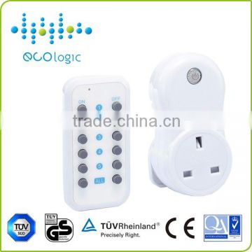 Professional digital wireless remote control switch socket plug