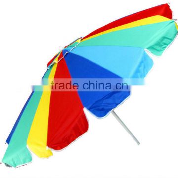 High performance promotional beach umbrella with 360 degree tilt (Social Audit and BSCI factory)