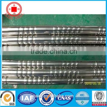 SS201SUS304 Embossing pipe /Round Stainless Steel Weled pipe