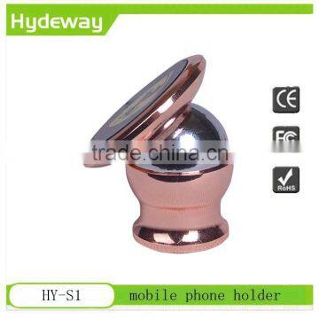 2016 New Promotion Magnet Holder Car Holder For Cellphone HY-S1 stainless iron 360 degree rotative