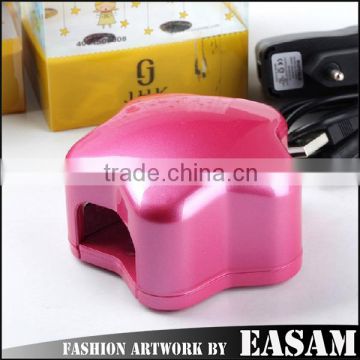 Rose color mini 0.5 w star shape LED lamp for nail art