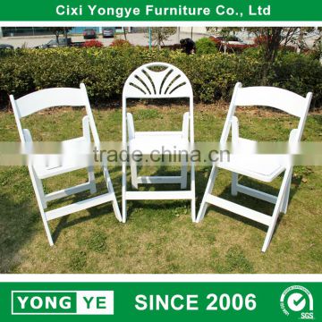 wholesale outdoor event decoration resin folding chair