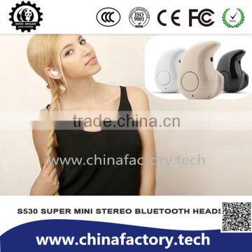 bluetooth headset microphone, micro bluetooth earpiece/earphones ,V4.0 micro bluetooth earpiece