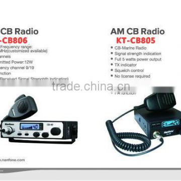 AM CB Radio KT-CB806 With Signal Strength Indication ,CB Mobile AM HF Radio Transceiver