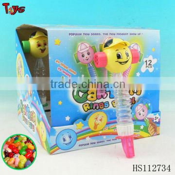 Funny ring hammer+sugar candy toy